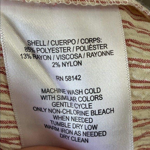 Dandelion & Dunes – Stripe Flutter Sleeve Mini Dress - Picture 5 of 5